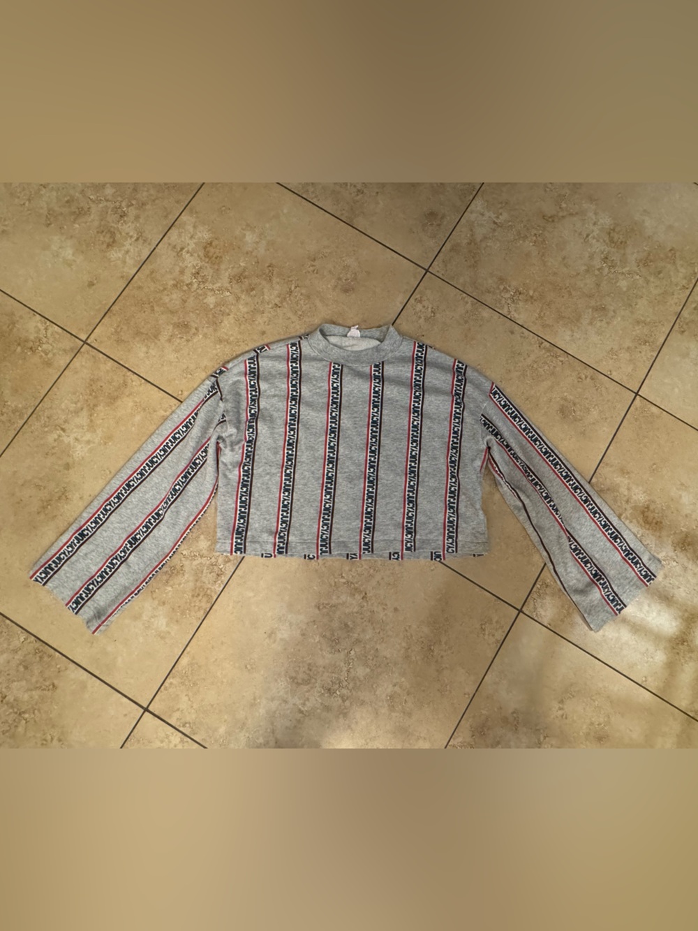 Juicy Couture Cropped Grey Sweatshirt